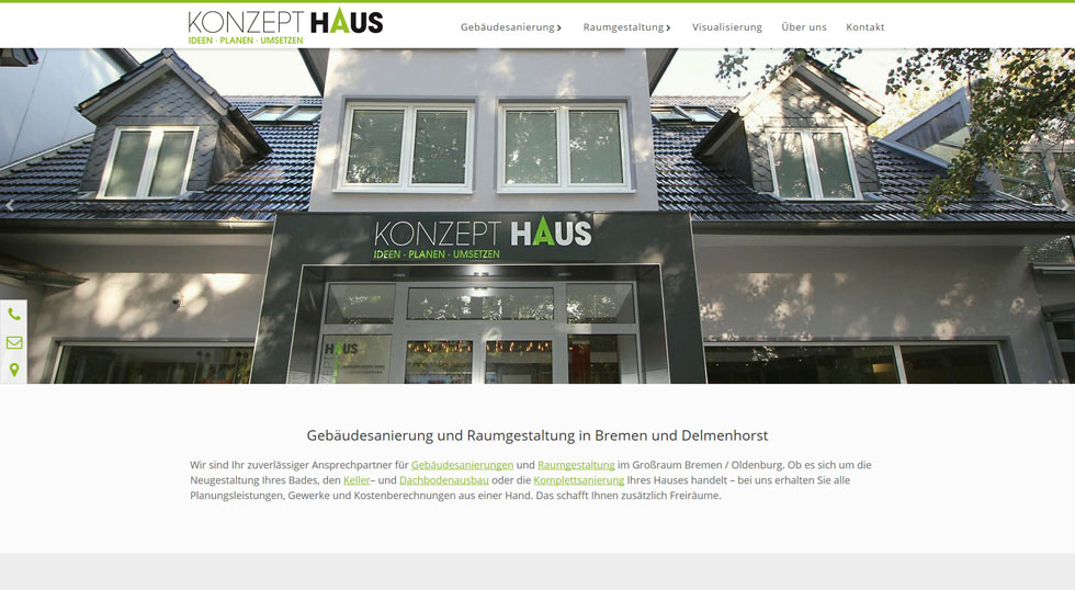 Becker Konzepthaus Delmenhorst Bremen Webdesign 2